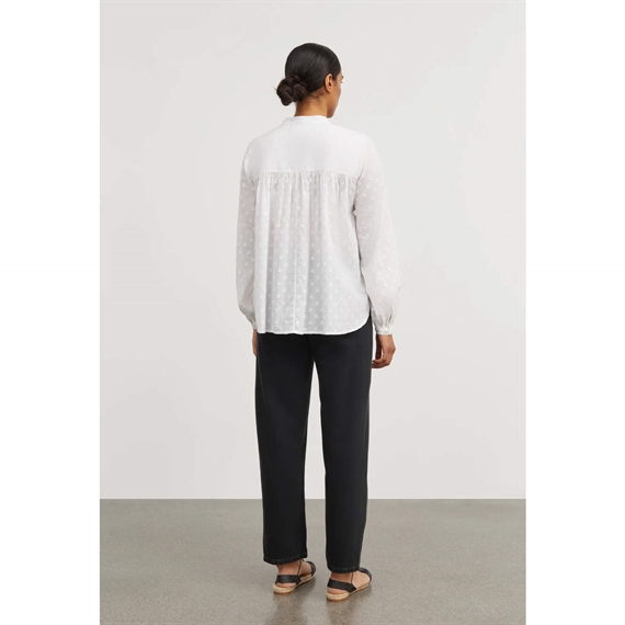 Skall Studio Rita Skjorte, Optic White 